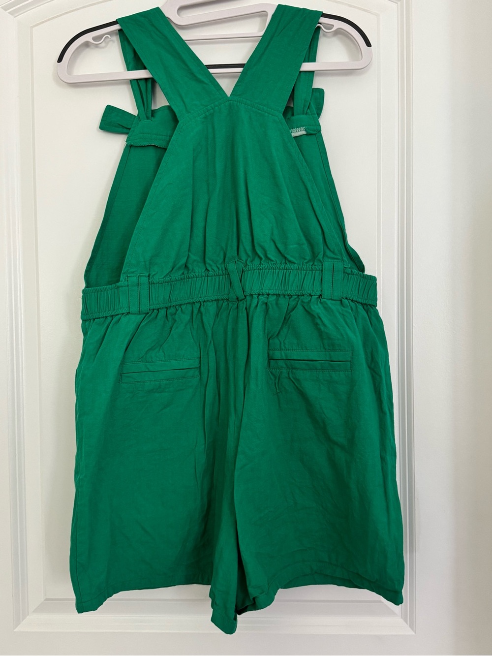 Green Women’s Cargo Short Overalls / Romper - Picture 2 of 4